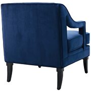Button tufted performance velvet chair in navy by Modway additional picture 3