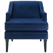 Button tufted performance velvet chair in navy by Modway additional picture 4