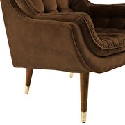 Button tufted performance velvet lounge chair by Modway additional picture 3