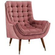 Button tufted performance velvet lounge chair by Modway additional picture 8