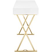 Console table in white gold by Modway additional picture 2