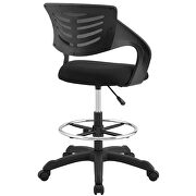 Mesh drafting chair in black by Modway additional picture 7