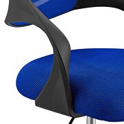 Mesh drafting chair in blue by Modway additional picture 4