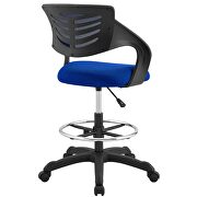 Mesh drafting chair in blue by Modway additional picture 7