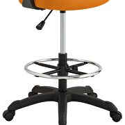 Mesh drafting chair in orange by Modway additional picture 2