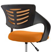 Mesh drafting chair in orange by Modway additional picture 3