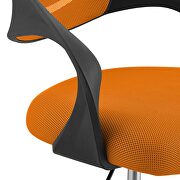 Mesh drafting chair in orange by Modway additional picture 4