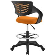 Mesh drafting chair in orange by Modway additional picture 7