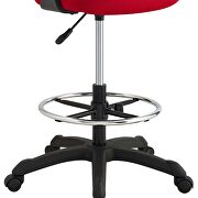 Mesh drafting chair in red by Modway additional picture 2