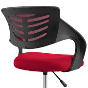 Mesh drafting chair in red by Modway additional picture 3
