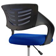 Mesh office chair in blue by Modway additional picture 3