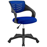 Mesh office chair in blue by Modway additional picture 5
