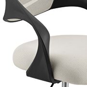Mesh office chair in gray by Modway additional picture 4