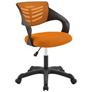 Mesh office chair in orange by Modway additional picture 5