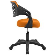 Mesh office chair in orange by Modway additional picture 6