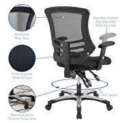 Mesh office chair in black additional photo 4 of 6