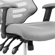 Mesh office chair in gray by Modway additional picture 2