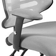 Mesh office chair in gray additional photo 4 of 10