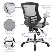 Mesh office chair in gray by Modway additional picture 5