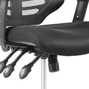 Mesh drafting chair in black additional photo 3 of 6