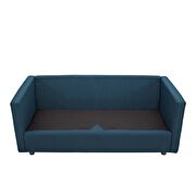 Upholstered fabric sofa in azure by Modway additional picture 7