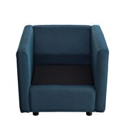 Upholstered fabric chair in azure by Modway additional picture 8