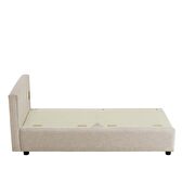 Upholstered fabric sofa in beige by Modway additional picture 5