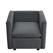 Upholstered fabric chair in gray by Modway additional picture 9