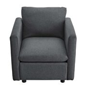 Upholstered fabric chair in gray by Modway additional picture 10