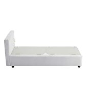 Upholstered fabric sofa in white additional photo 5 of 7
