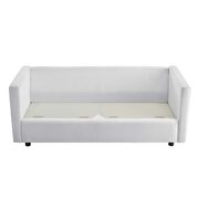 Upholstered fabric sofa in white by Modway additional picture 7