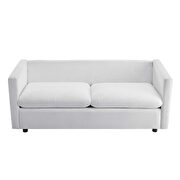 Upholstered fabric sofa in white by Modway additional picture 8