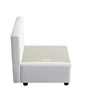 Upholstered fabric chair in white by Modway additional picture 6