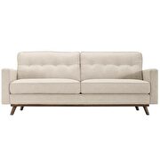 Upholstered fabric sofa in beige additional photo 2 of 7