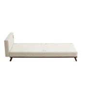 Upholstered fabric sofa in beige additional photo 5 of 7