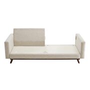 Upholstered fabric sofa in beige by Modway additional picture 6
