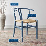 Dining wood side chair in harbor by Modway additional picture 3