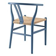 Dining wood side chair in harbor additional photo 4 of 7