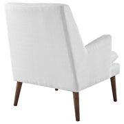 Leisure upholstered lounge chair in white by Modway additional picture 4