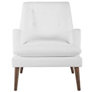 Leisure upholstered lounge chair in white by Modway additional picture 5