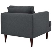 Upholstered fabric armchair in gray by Modway additional picture 6