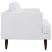 Upholstered fabric armchair in white by Modway additional picture 6