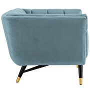 Performance velvet accent / casual style chair additional photo 4 of 5
