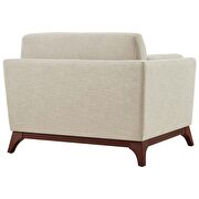 Upholstered fabric chair in beige by Modway additional picture 4