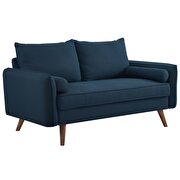 Fabric loveseat in azure by Modway additional picture 2