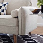 Fabric loveseat in beige by Modway additional picture 5