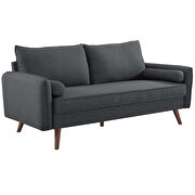 Fabric sofa in gray by Modway additional picture 3
