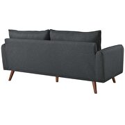 Fabric sofa in gray additional photo 4 of 3