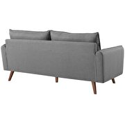 Fabric sofa in light gray additional photo 2 of 4