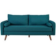 Fabric sofa in teal additional photo 2 of 3